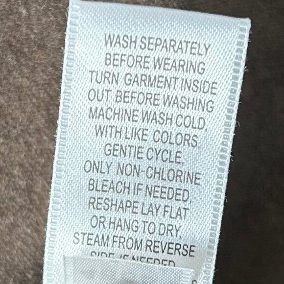 Garnet Hill Button-Front Velvet Skirt Size 4 Brown Fall Boho Western Brown - Picture 5 of 6